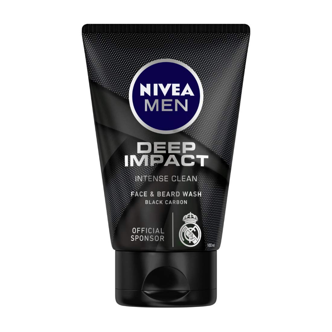 NIVEA Men Active Clean Shower Gel & Deep Impact Face Wash Set - 250ml Body Wash & 100g Facial Cleanser for Men | Refreshing Daily Skincare Routine for Gym & Workout
