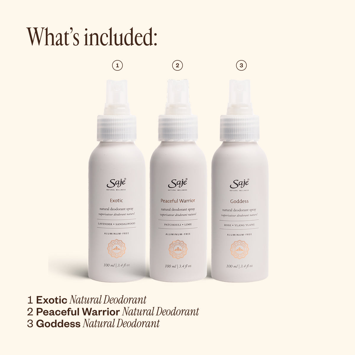 Best Natural Deodorant Trio Set - Organic, Aluminum-Free & Vegan - Fresh Scents for Women & Men - Perfect for Gym, Work & Daily Use