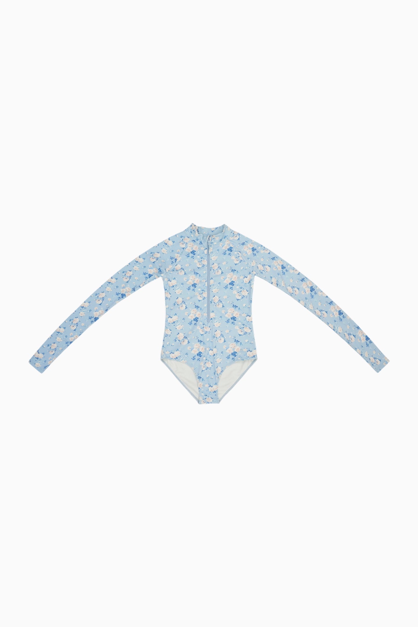 Girls Breta Fragrance Print Rashguard - UPF 50+ Sun Protection Swim Shirt for Beach, Pool & Water Sports | Quick-Dry Comfort Fit for Active Kids