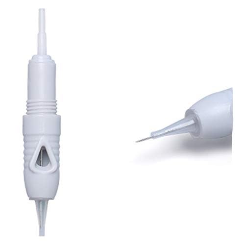 5Pcs 3R Tattoo Cartridge Needles - Professional Disposable PMU Needles for Eyebrows & Lips (8mm Diameter) - Ideal for Permanent Makeup, Microblading & Cosmetic Tattooing