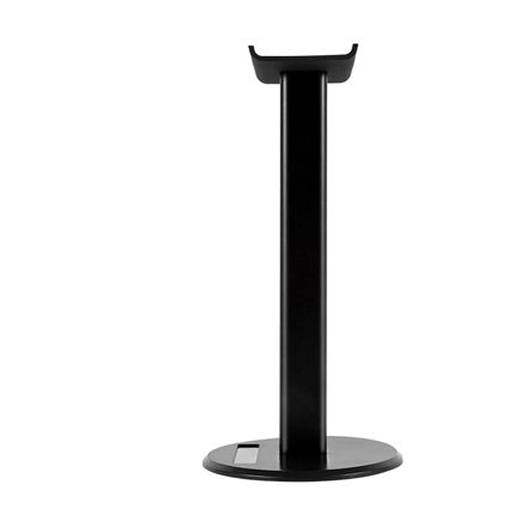 Premium Aluminum Alloy Headphone Stand with Non-Slip Silicone Base - Universal Holder for All Earphones & Headsets - Stylish Desktop Display Organizer (Black) - Perfect for Gaming Setups, Home Offices & Studio Workstations
