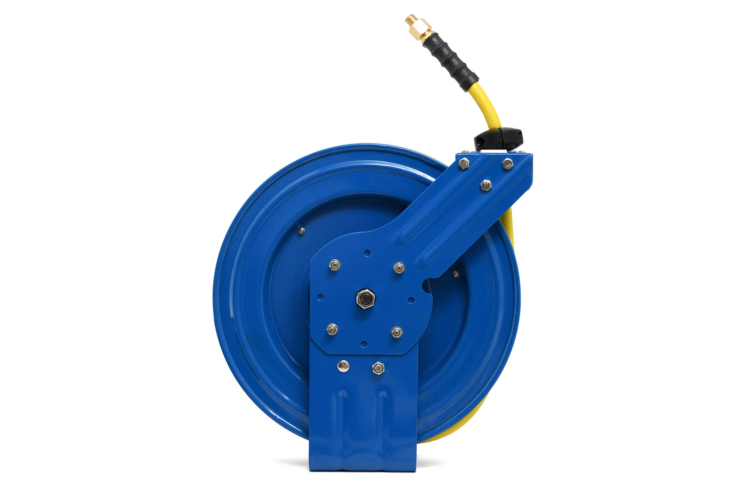 OilShield 18ga Heavy Duty Retractable Air Hose Reel - 1/2