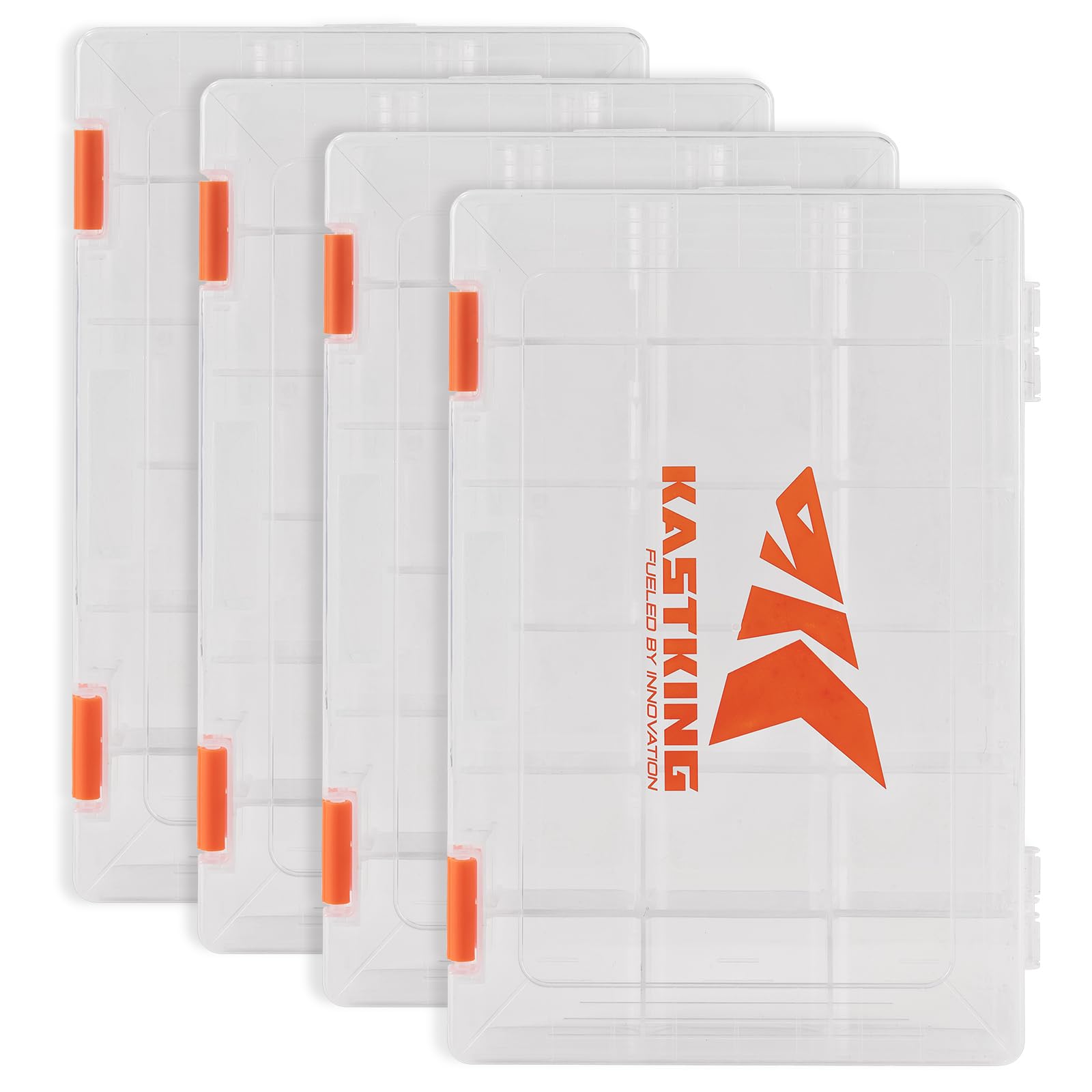 KastKing Karryall Fishing Tackle Bag with 4 * 3600 Tackle Trays - Waterproof Fishing Gear Storage for Saltwater & Freshwater - Perfect for Boat, Shore, and Kayak Fishing Trips