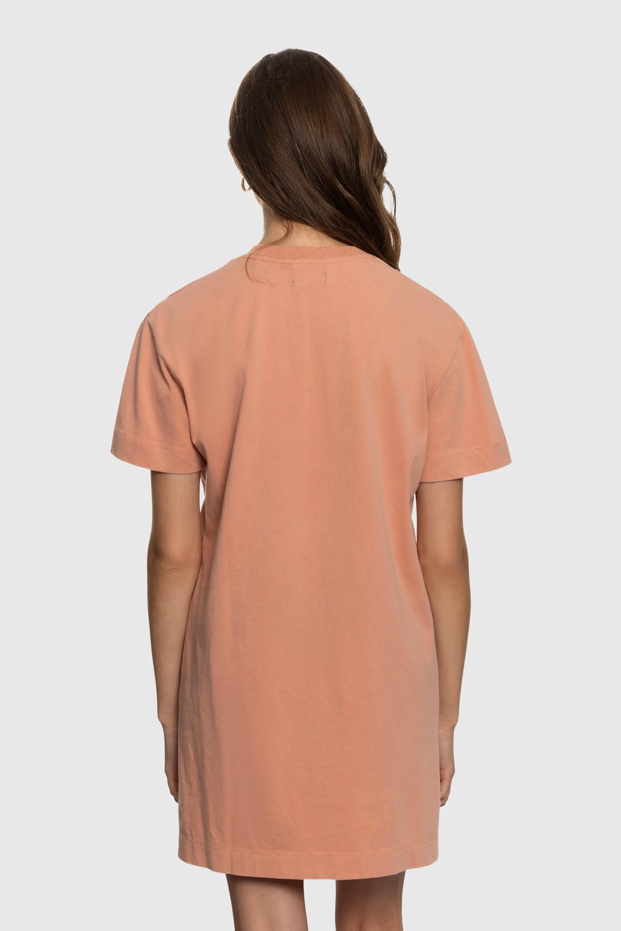 Women's Tee Dress with Speckle Print - Casual Summer T-Shirt Dress for Beach, Vacation & Everyday Wear