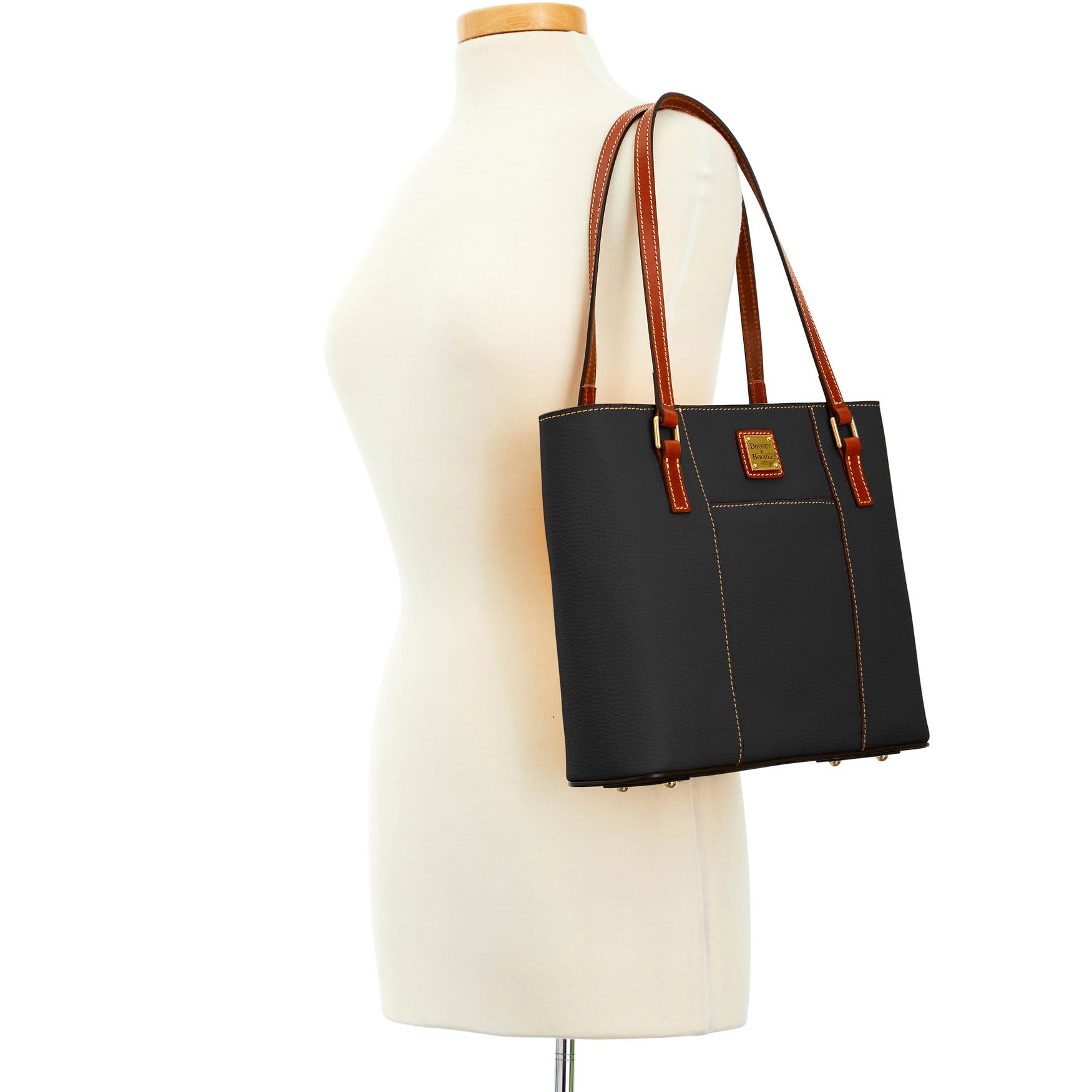 Dooney & Bourke Women's Small Lexington Pebble Grain Leather Tote Bag with Long Shoulder Straps - Stylish Handbag for Work, Travel & Everyday Use