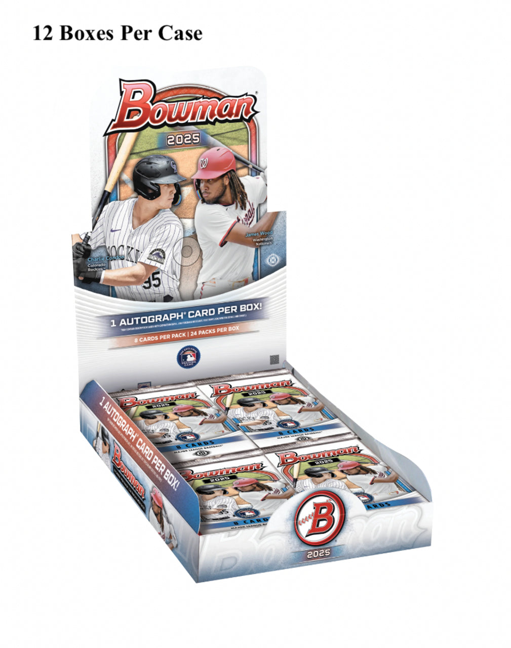 2025 Bowman Baseball Hobby 12 Box Case - Premium Baseball Cards Collection for Trading & Investing | Perfect for Collectors, Investors & Fantasy Sports Enthusiasts
