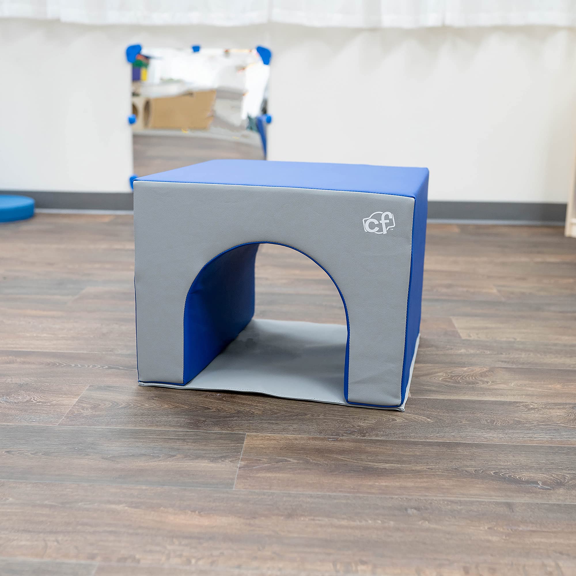 Soft Foam Crawl Through Play Tunnel for Toddlers & Babies - Indoor Climbing Toy for Playrooms, Preschools & Classrooms - Encourages Motor Skills & Active Play