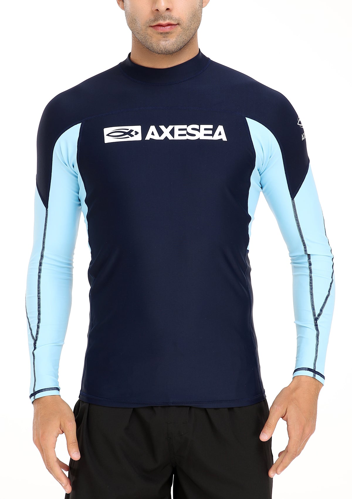 Axesea Team Long Sleeve UPF 50+ Sun Protection Rash Guard Shirt for Men & Women - Perfect for Swimming, Surfing, Beach & Outdoor Activities