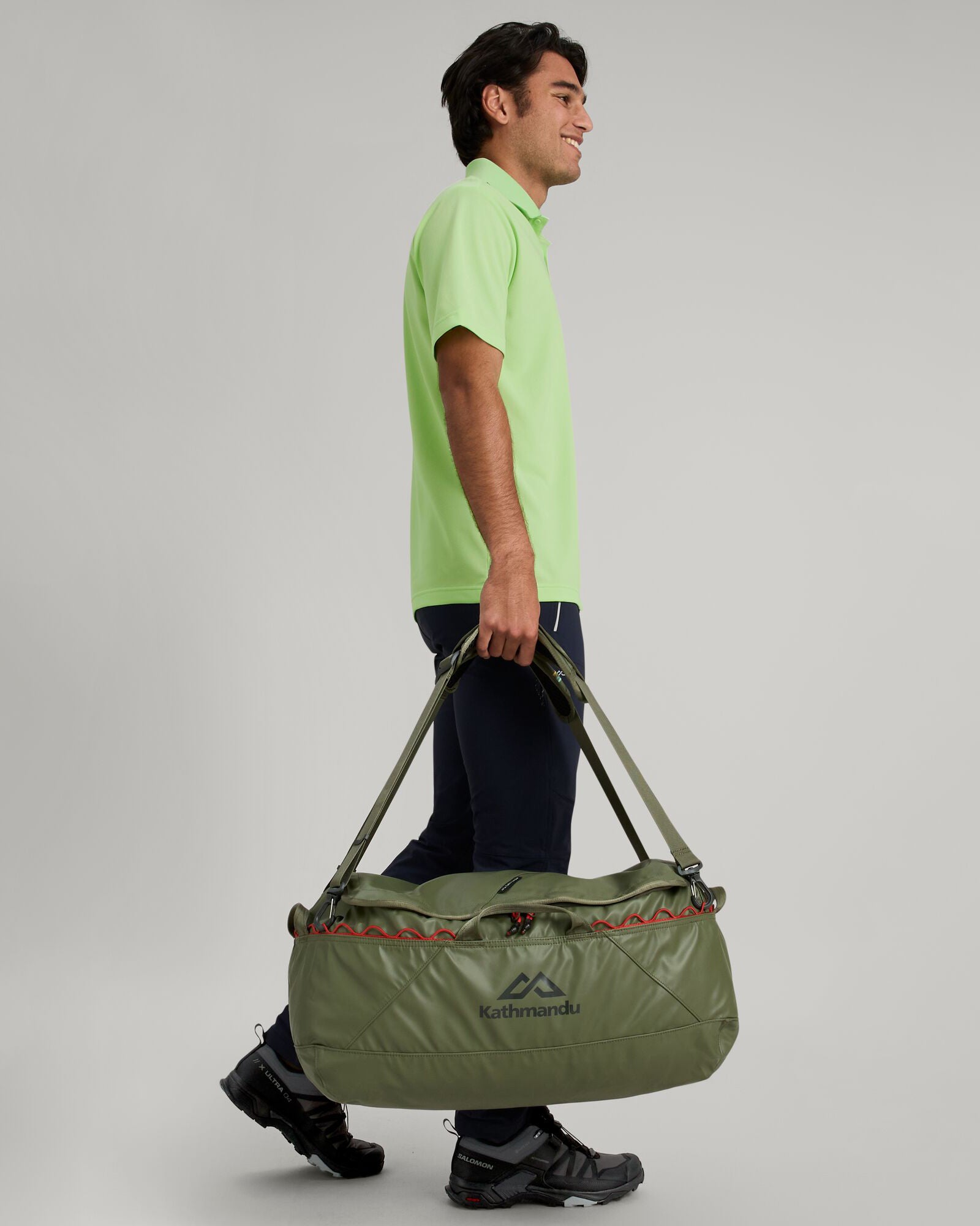 Indus Duffel 50L Travel Bag - Lightweight Waterproof Duffle for Gym, Camping & Weekend Trips - Beech Color Outdoor Gear