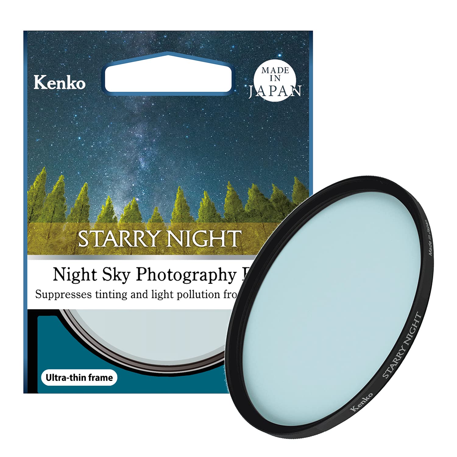 Kenko Starry Night 77mm Light Pollution Reduction Filter - Enhance Astronomical & Night City Photography - Perfect for DSLR & Mirrorless Cameras in Urban Areas