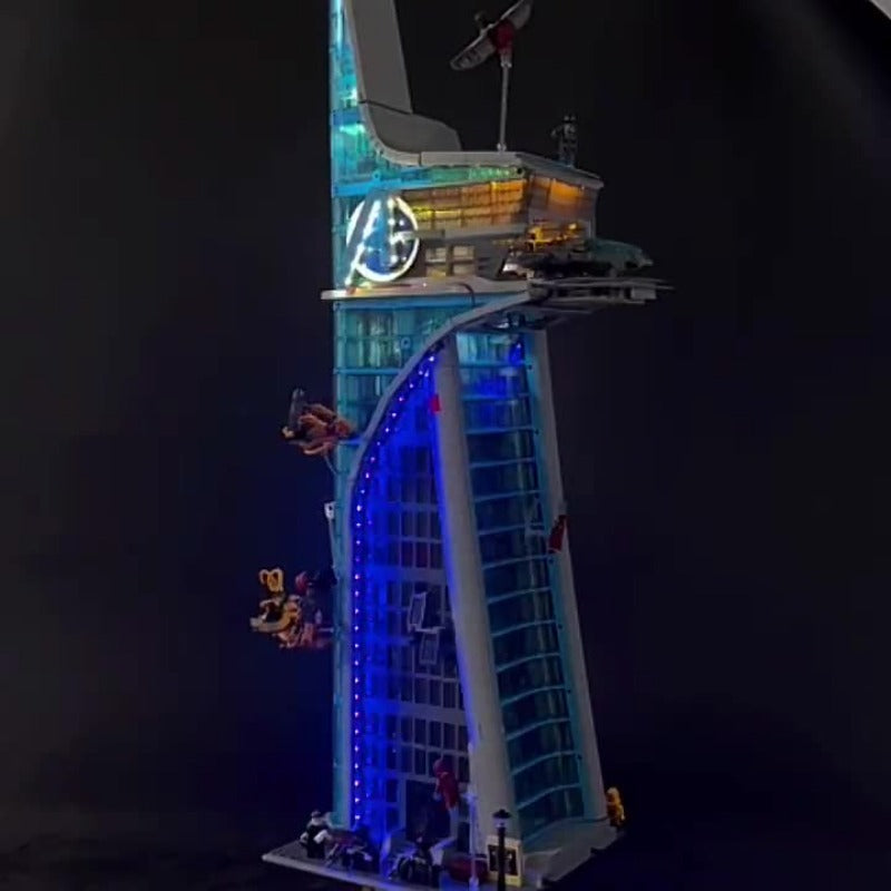 LEGO 5201pcs 62967 Avengers Tower Building Set - Marvel Superheroes Collectible Model Kit for Adults & Teens | Perfect for Display, Gifts & Marvel Fans Collection