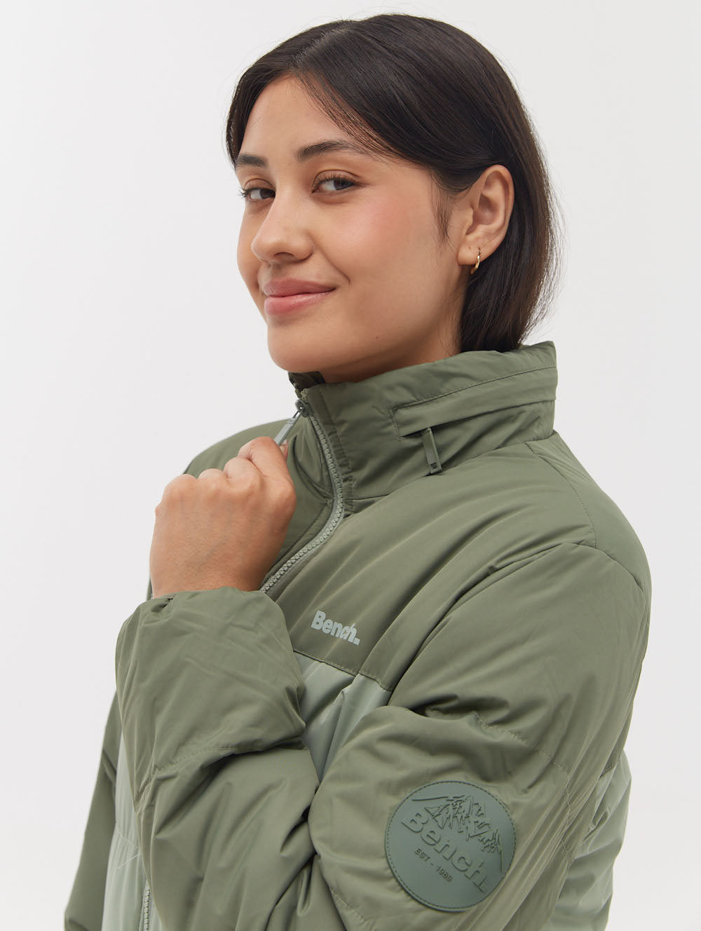 Stylish Phyllis Two-Tone Long Parka Coat for Women - Waterproof Winter Jacket with Hood - Perfect for Cold Weather & Outdoor Activities