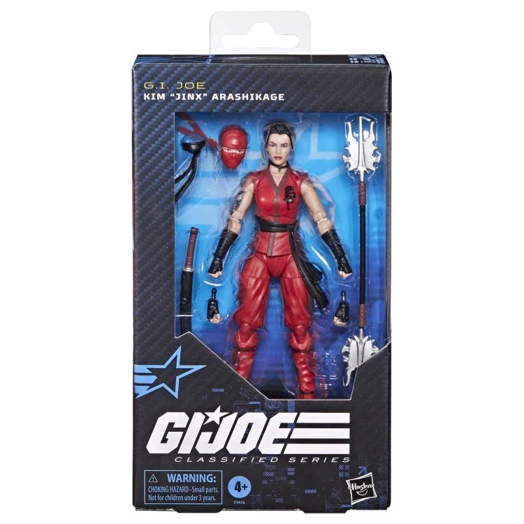 G.I. Joe Classified Series Kim Jinx Arashikage Action Figure - Collectible Ninja Warrior Toy for Display & Play | Perfect for Fans, Collectors & Diorama Scenes