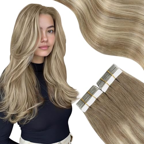 #8 Light Brown Ombre 22 Platinum Blonde Highlighted 8