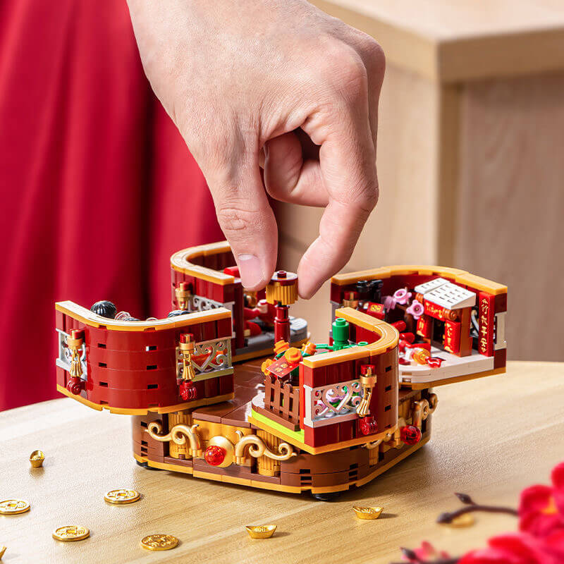 LOZ Mini Brick Chinese Candy Box Building Blocks Set - Creative DIY Toy for Kids & Adults | Perfect for Home Decor, Gift Giving & Collectibles