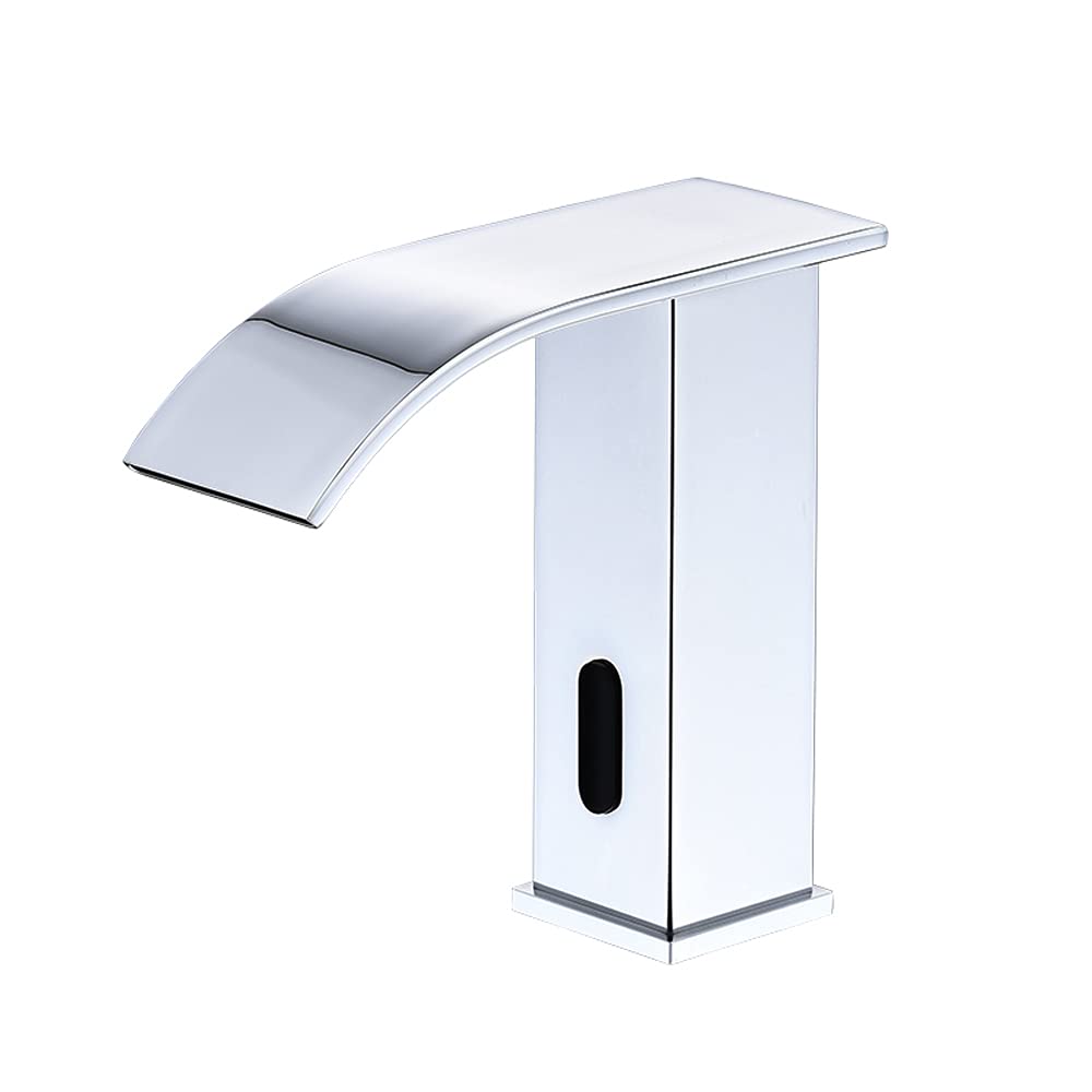 Aohuada Automatic Sensor Faucet - Hands-Free Infrared Touchless Bathroom Sink Faucet with Temperature Control - Perfect for Modern Homes, Public Restrooms & Water Conservation
