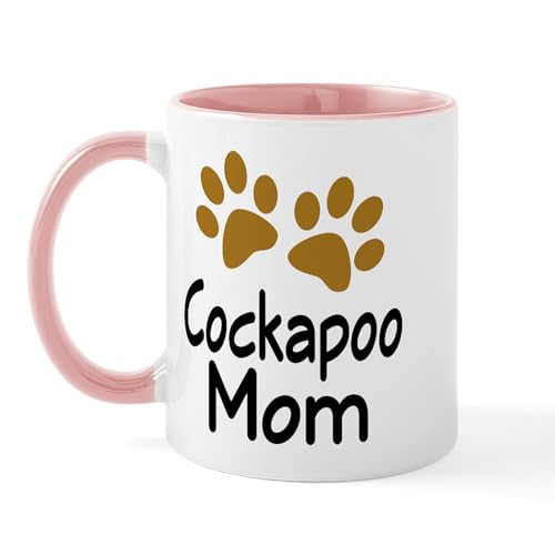 White/Pink Inside - Cute Cockapoo Mom Mug