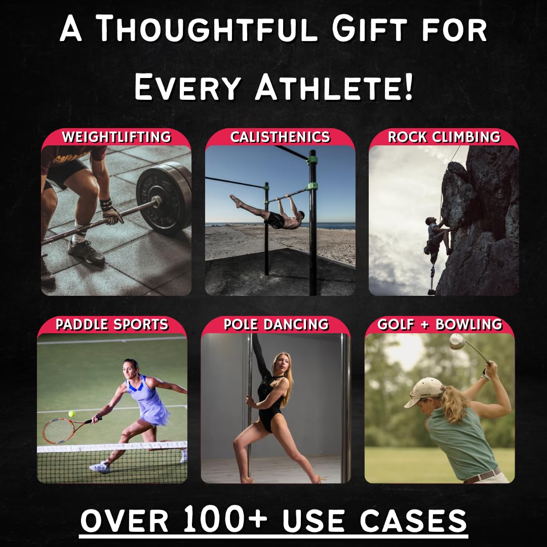 PowerGrip Liquid Chalk - Best Grip Enhancer for Gym, Weightlifting, Rock Climbing & Powerlifting - Long-Lasting Non-Messy Chalk for Gymnastics, Cheerleading & Strength Training - Improves Performance for CrossFit, Bouldering & Workouts