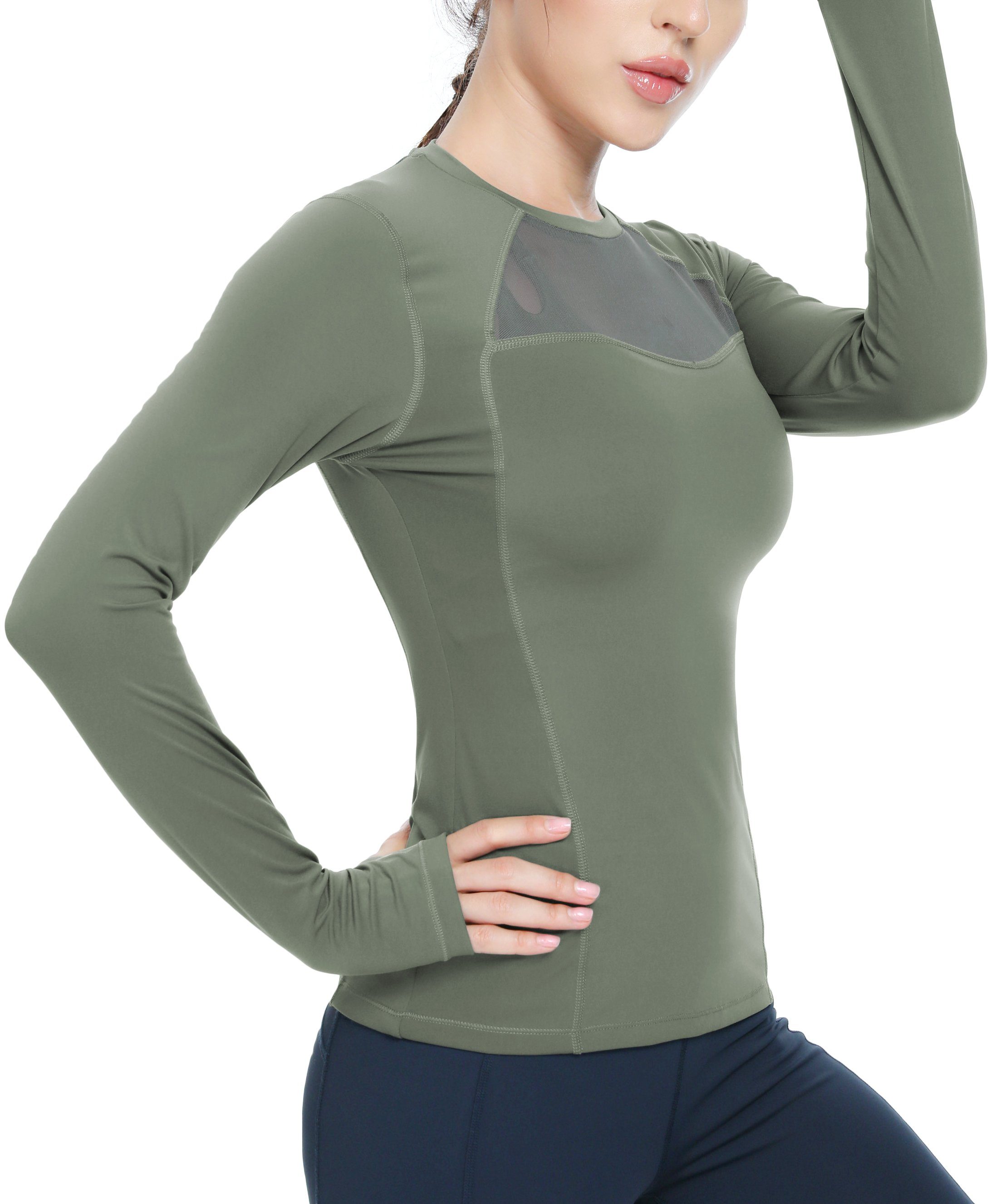 Men's Slim Fit Long Sleeve T-Shirt - Comfortable Casual Basic Tee for Everyday Wear, Workout & Layering