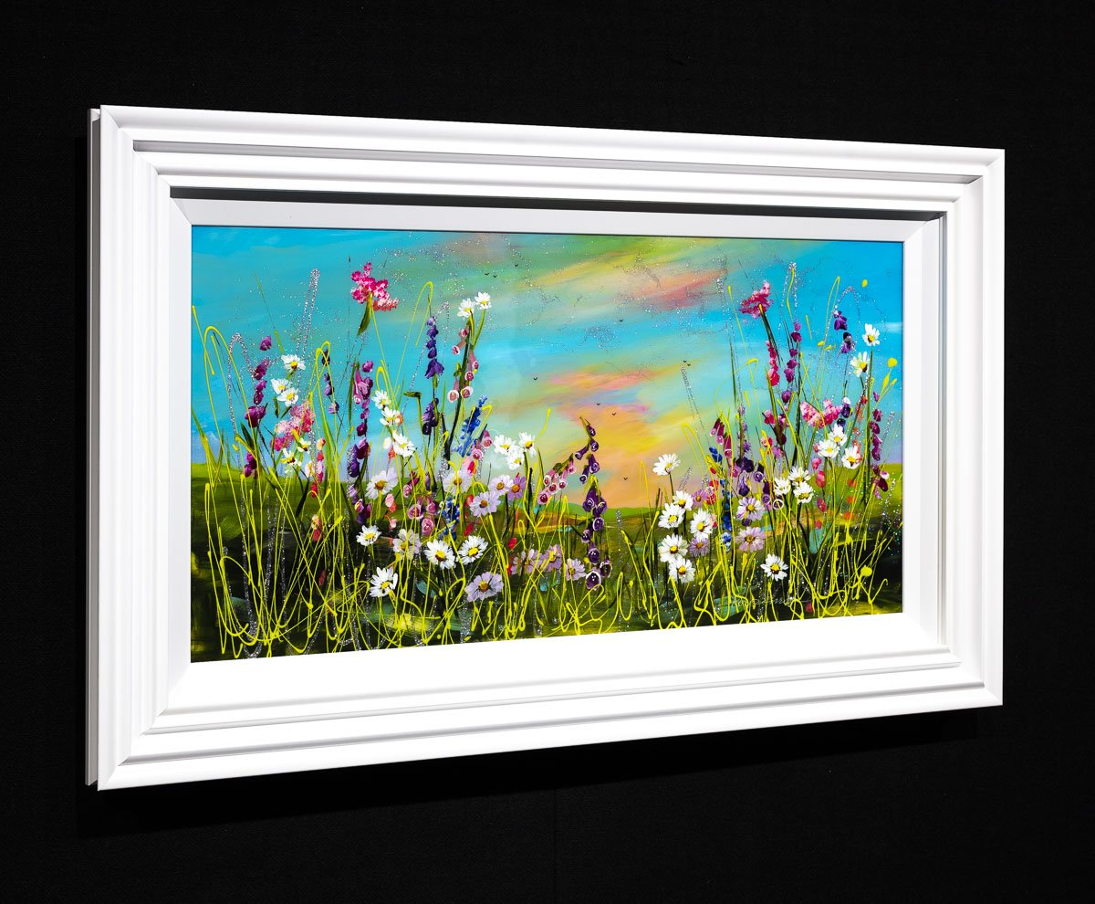Original 'A Beautiful Day' Artwork - Handmade Wall Decor for Living Room, Bedroom & Office - Perfect Gift for Home & Office Decor