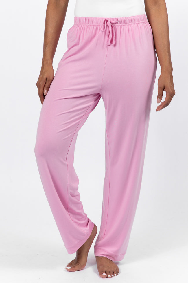 Soft Pink Bamboo Pajama Set - Breathable & Comfortable Sleepwear for Women - Perfect for Lounging, Sleepovers & Relaxing at Home