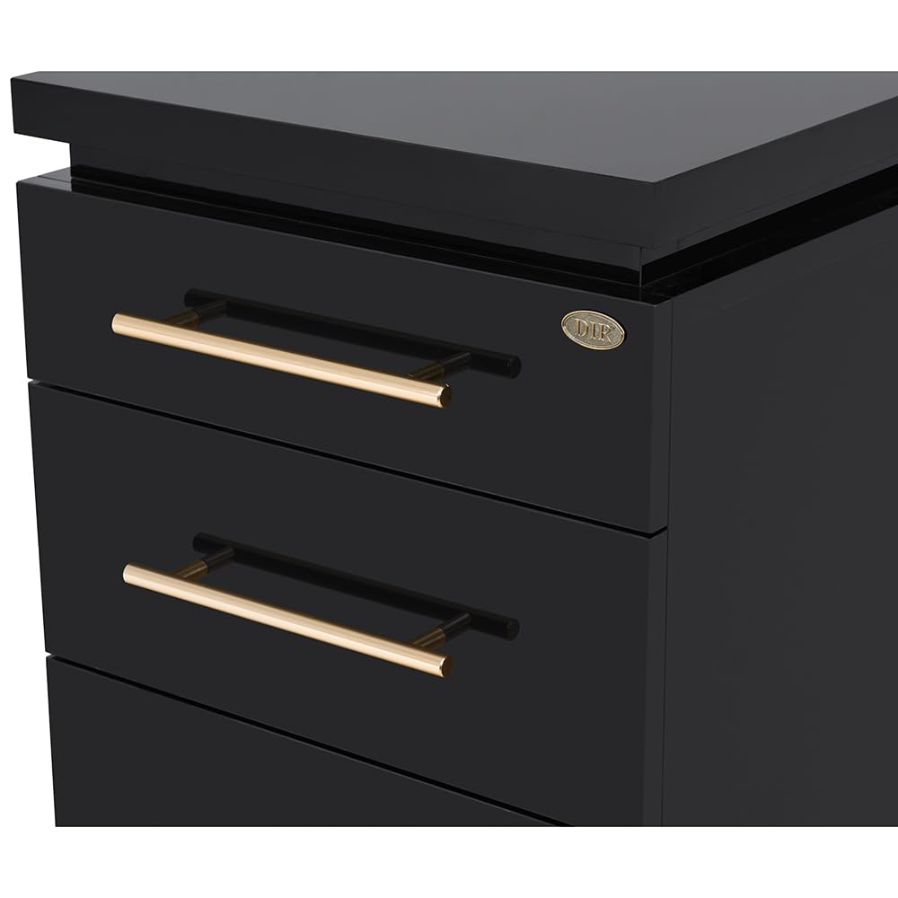 Dir Salon Styling Station Cabinet - Professional Beauty Salon Side Station with Storage | Perfect for Hair Styling, Makeup Application & Salon Organization