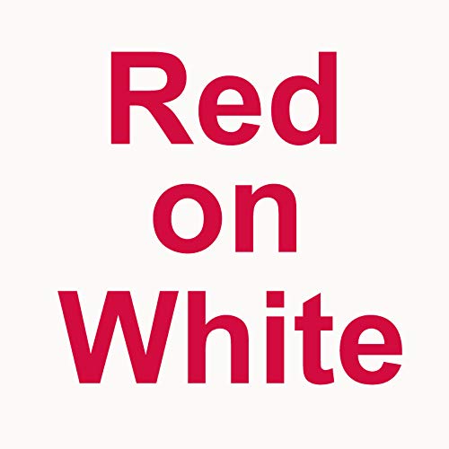 Tze-222 Red on White