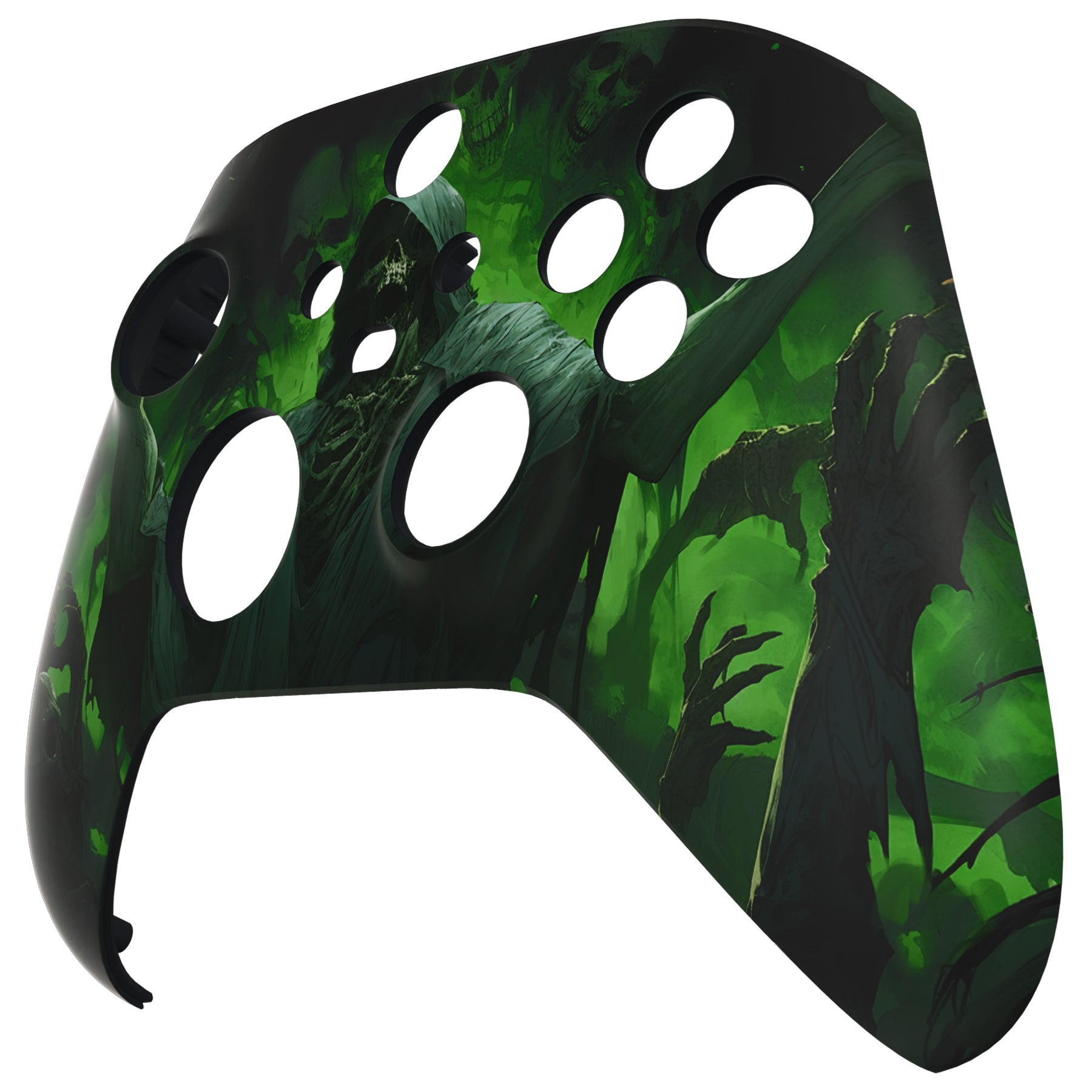 eXtremeRate Dark Carnival Replacement Faceplate & Housing Shell Case for Xbox Series S/X Controller - Controller Not Included - FX3T1100 - Perfect for Gaming, Customization & Controller Protection