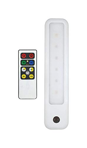 1.4 ft Battery-Powered LED Under Cabinet Lighting Strip, White - Perfect for Kitchen, Closet & Shelf Illumination