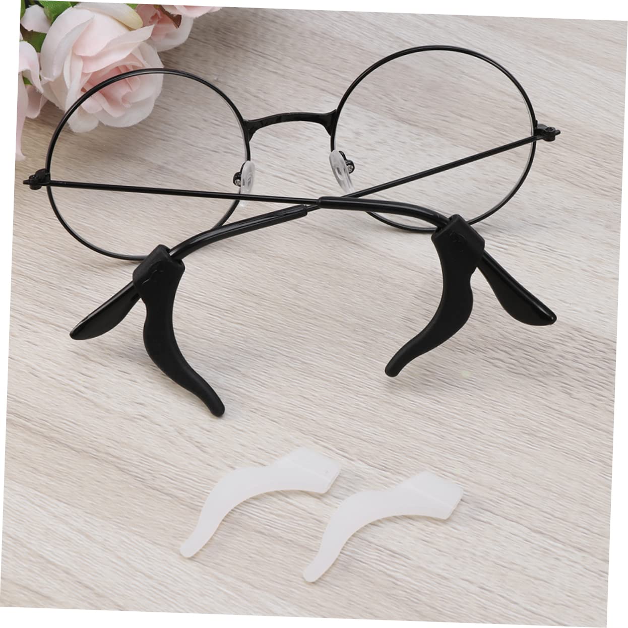 SOLUSTRE 60 Pairs Glasses Ear Pads & Nose Pads Kit - Comfortable Eyewear Cushions for Glasses, Sunglasses & Safety Goggles - Includes Glasses Arm Covers, Sports Band & White Lens Accessories - Perfect for Reading, Driving, Sports & Outdoor Activities