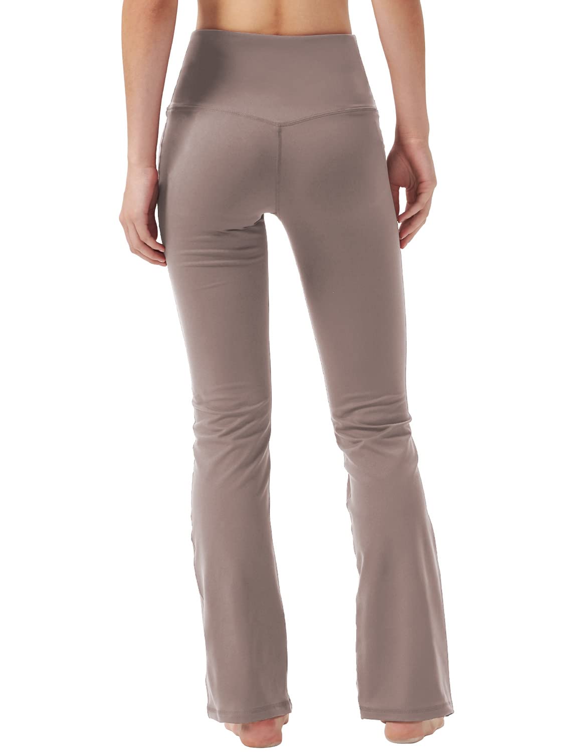 Women's High Waist Bootcut Yoga Pants with Hidden Pockets - Tummy Control Workout & Dress Pants for Office, Gym & Casual Wear