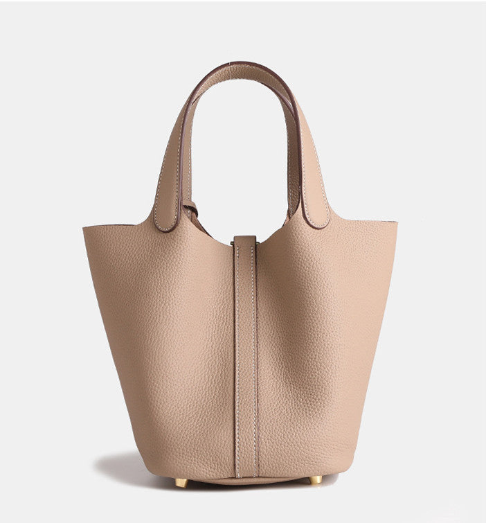 Stylish Versatile Leather Bucket Bag for Women - Perfect for Work, Travel & Everyday Use | Fashionable Crossbody Shoulder Handbag