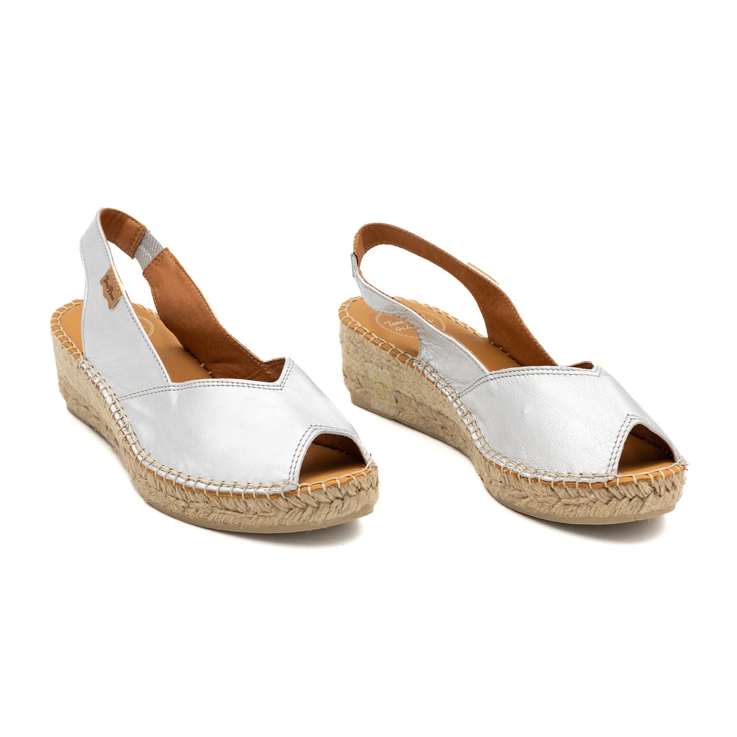 Bernia P Women's Plain Leather Wedge Espadrilles - Comfortable Casual Summer Shoes for Beach, Vacation & Everyday Wear