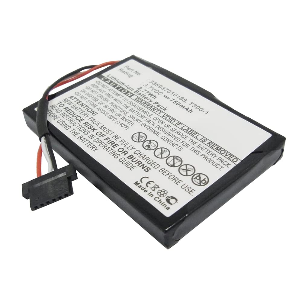 Synergy Digital GPS Replacement Battery for Medion MD98860 & T300-1 - 3.7V 750mAh Li-ion High Capacity Battery - Perfect for Travel, Hiking, and Outdoor Navigation