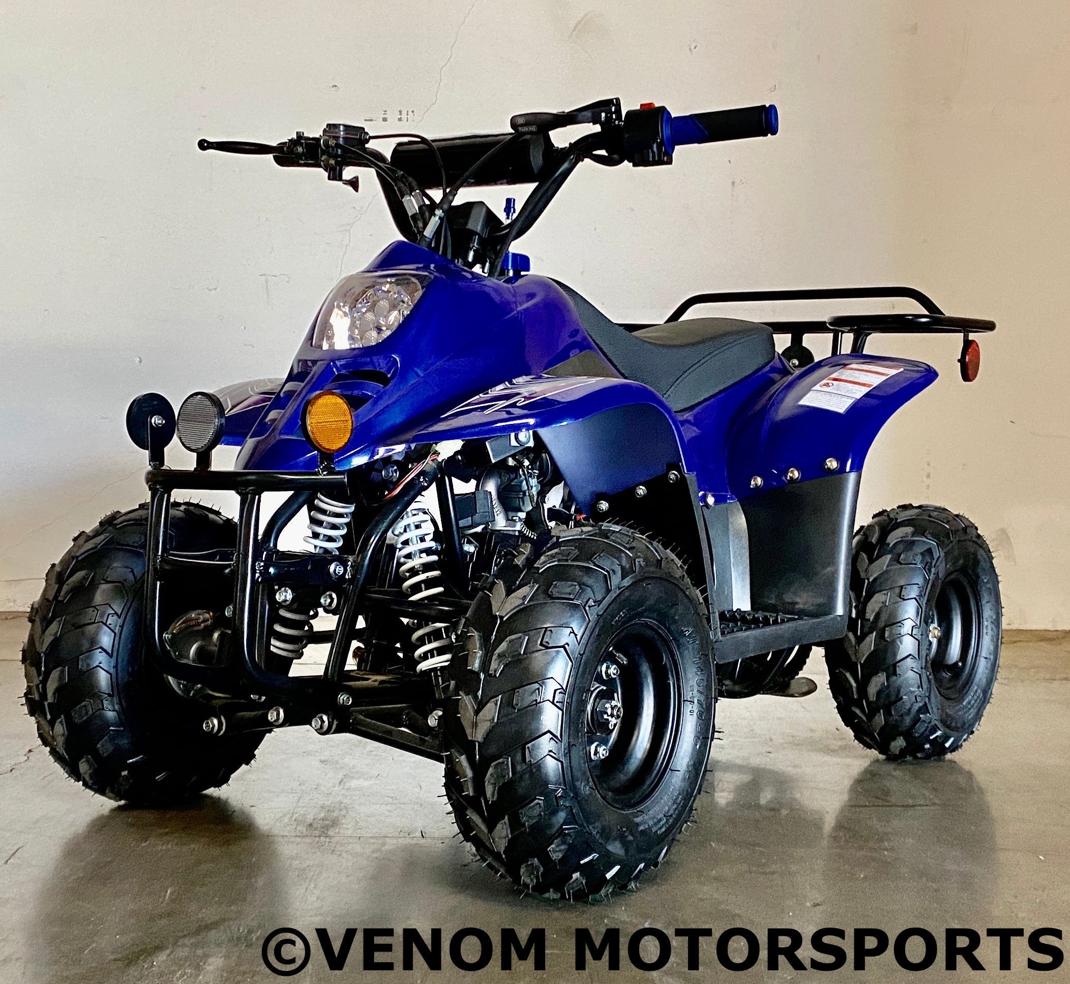 Venom Moccasin 110cc ATV - Fully Automatic Gas-Powered Quad Bike for Adults & Teens - Perfect for Off-Road Trail Riding, Farm Work & Backyard Fun