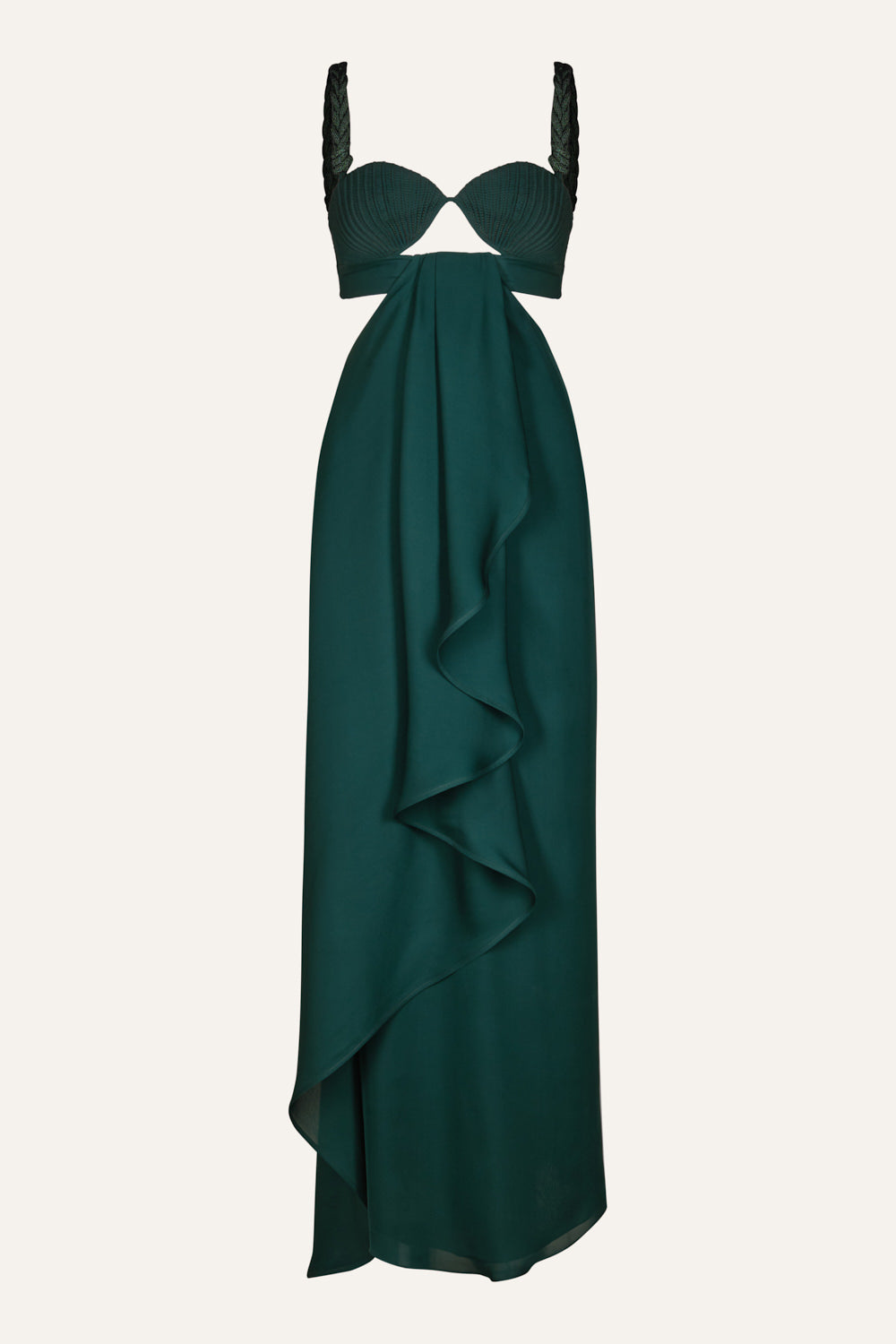 Sea Poem Dress - Elegant Floral Summer Maxi Dress for Women | Perfect for Beach Vacations, Weddings & Boho Outfits