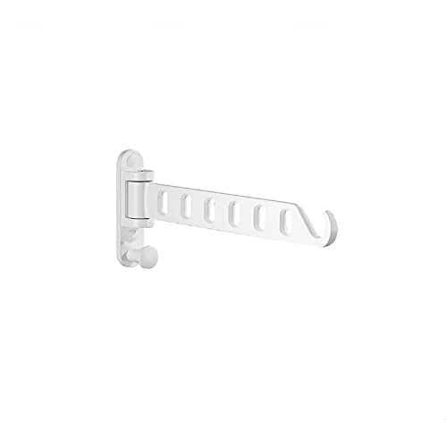 Wall Mounted Drying Rack - Foldable Clothes Hanger with Easy Installation, Space Saving Laundry Organizer for Balcony, Mudroom & Bedroom (Silver) | Perfect for Small Apartments, Dorms & Tight Spaces