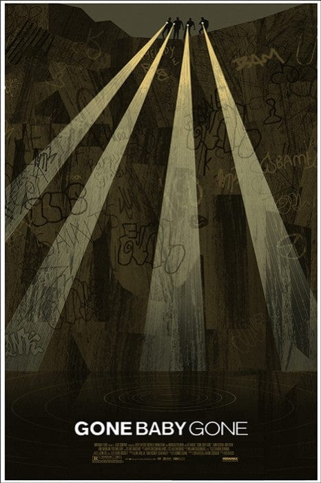 Gone Baby Gone Movie Poster by Adam Simpson - High-Quality Wall Art for Home Theater, Office & Movie Room Decor