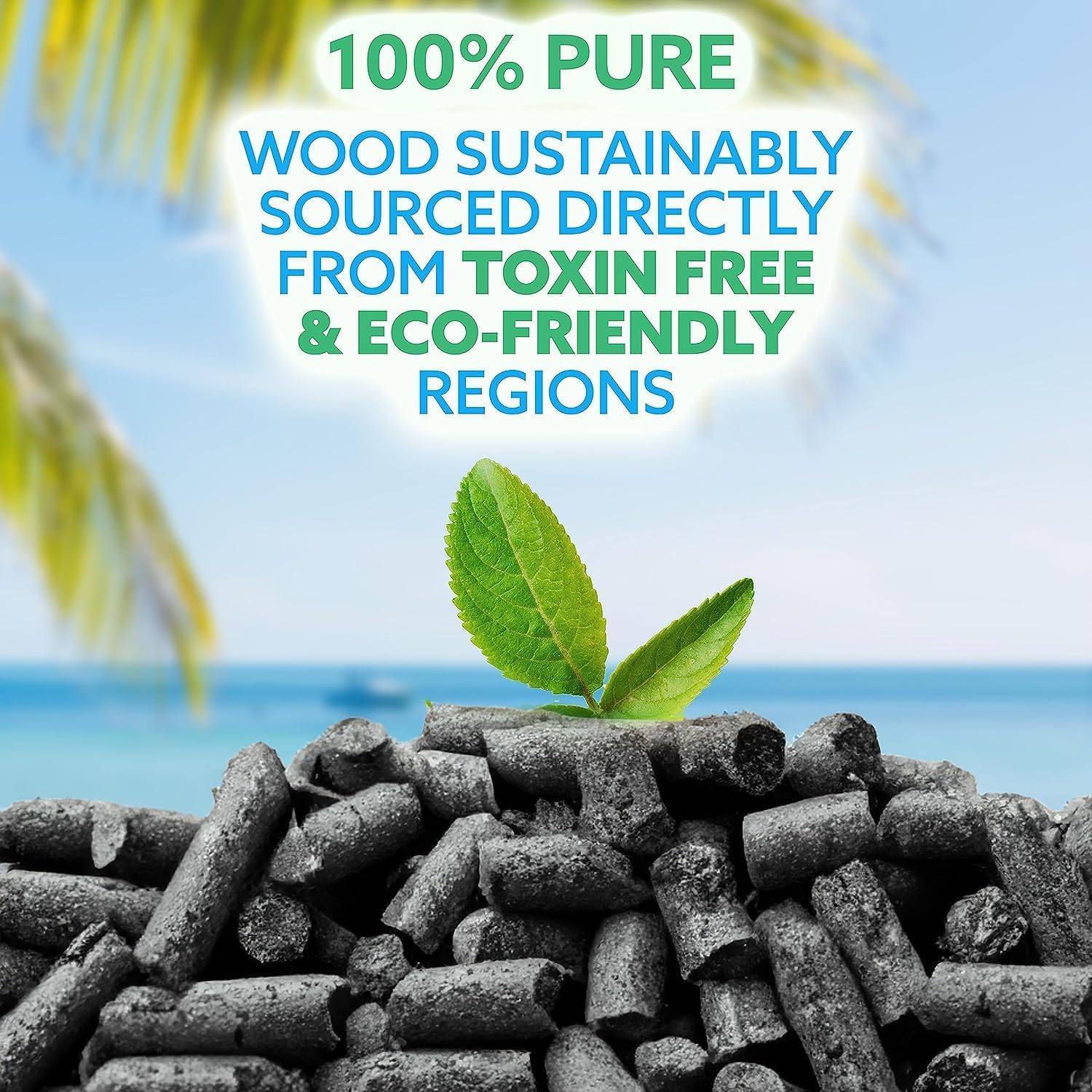 Premium Kona Coal-Fired Charcoal Hardwood Blend Smoking Pellets - 2 lb Resealable Bag for Indoor Smokers - Perfect for BBQ, Grilling & Flavoring Meats, Fish & Vegetables