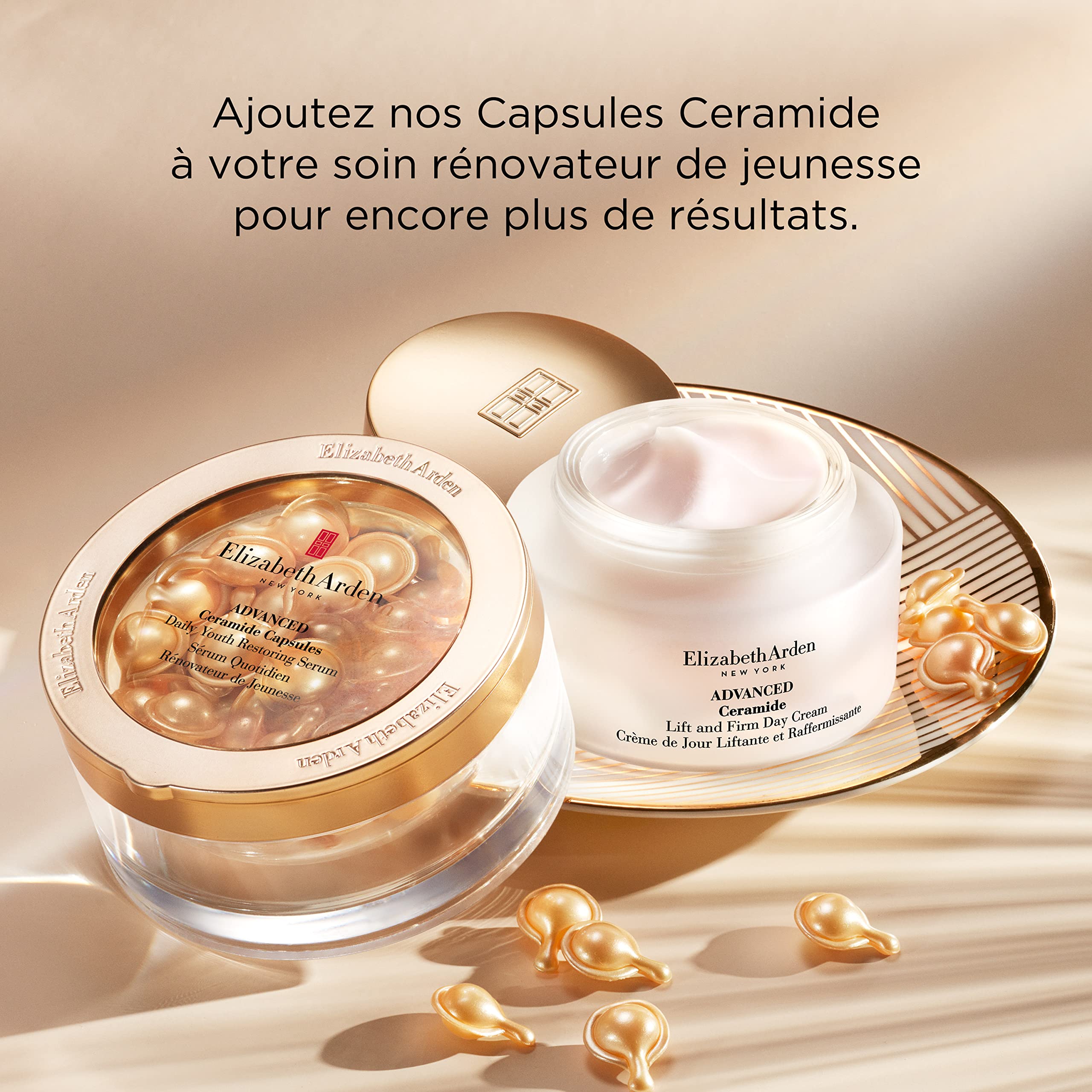 Elizabeth Arden Advanced Ceramide Daily Moisturizing Cream - Anti-Aging & Firming Face Lift Cream for Wrinkles - Hydrating Skincare Treatment - 100ml - Perfect for Daytime Use & Mature Skin Care Routine