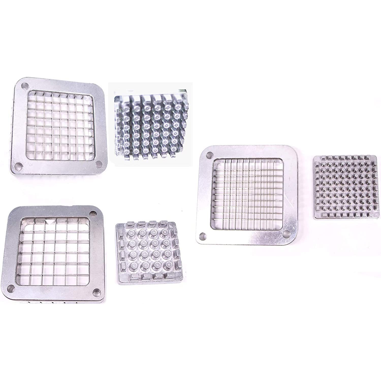 Commercial Grade French Fry Cutter with Stand & Suction Feet - 3 Blade Sizes (1/4
