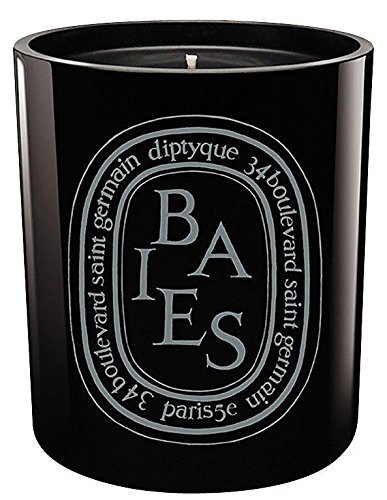 Diptyque Black Baies Scented Candle - 10.2 oz Luxury Home Fragrance for Relaxation & Romantic Ambiance | Perfect for Bedroom, Bathroom & Living Room Decor