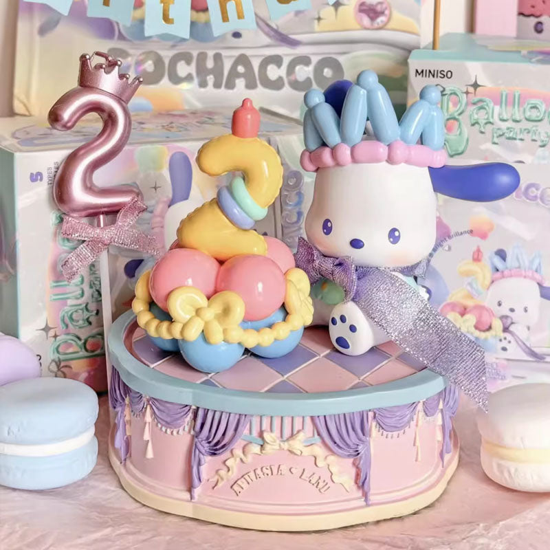 POCHACCO Balloon Party Series Blind Box - Cute Collectible Figures for Party Favors, Gifts & Home Decor