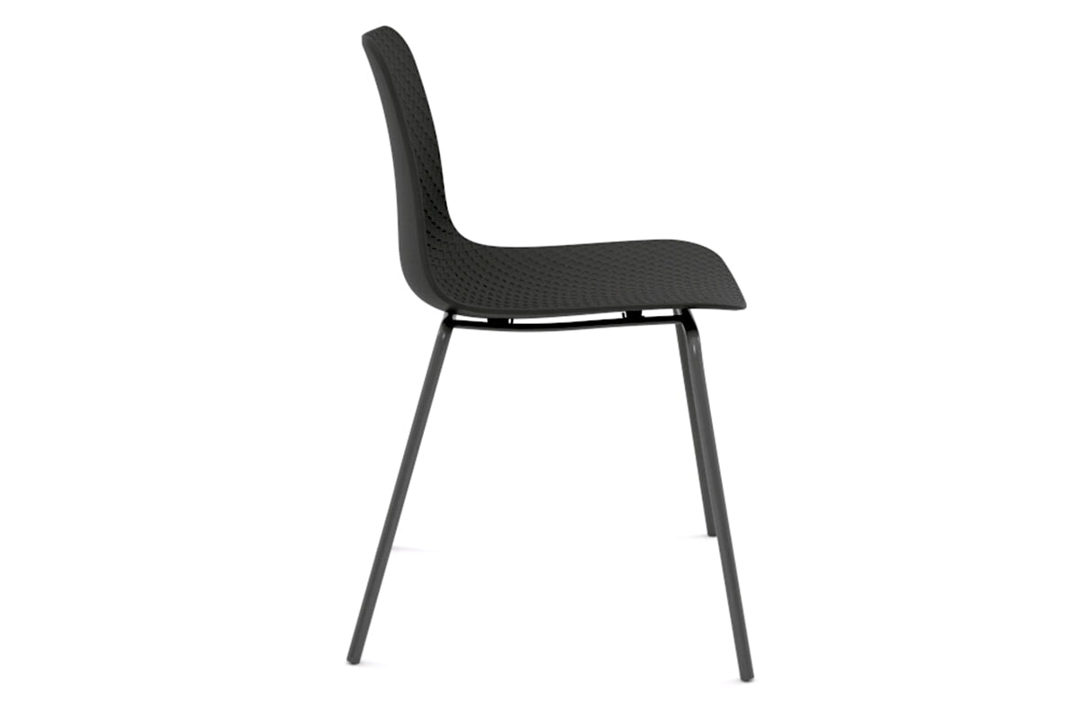 Dune Cafe Chair with 4-Leg Base - Stylish and Durable Bistro Chair for Restaurants, Cafes, and Home Decor