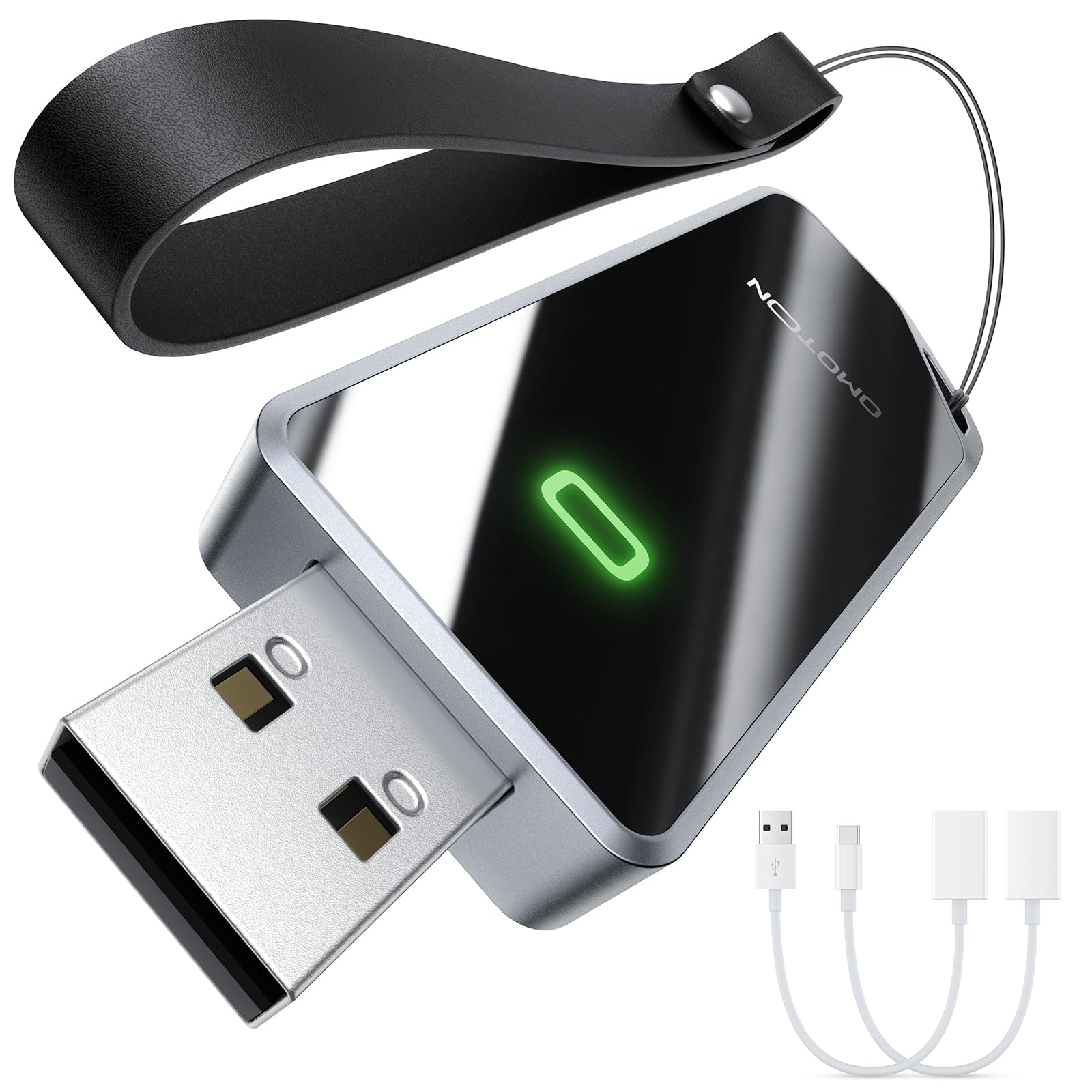 Wireless CarPlay Adapter for iPhone - Mini Plug & Play Dongle Converts Wired to Wireless CarPlay (iOS 10+, Compatible with 800+ Car Models) - Perfect for Commuting, Road Trips & Hands-Free Driving