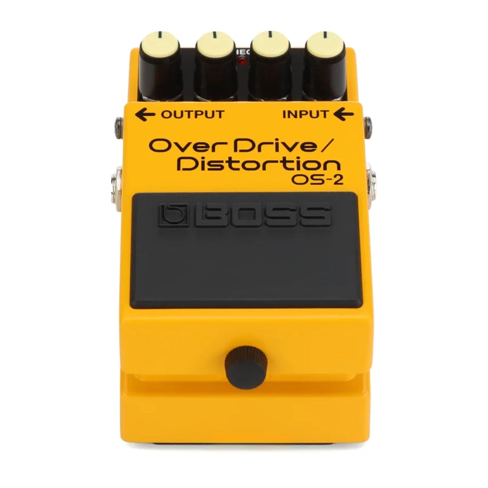 Boss OS-2 Overdrive Distortion Guitar Effects Pedal - Perfect for Rock, Blues, and Metal Guitarists | Stage & Studio Use