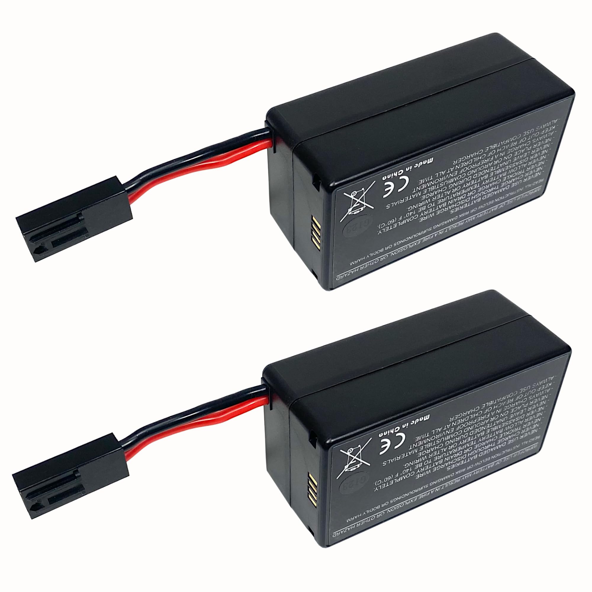 MaximalPower Gifi 2000mAh LiPo Battery & Charger Set for Parrot AR.Drone 2.0 & 1.0 Quadcopter - 2 Pack High Capacity Replacement Batteries for Extended Flight Time - Perfect for Aerial Photography, Drone Racing and Outdoor Adventures