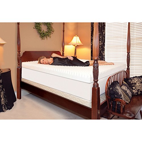 Slumber Solutions Highloft Supreme 4-inch Memory Foam Mattress Topper - King Size for Pressure Relief & Back Pain | Perfect for Guest Beds, Dorm Rooms & Home Comfort Upgrade