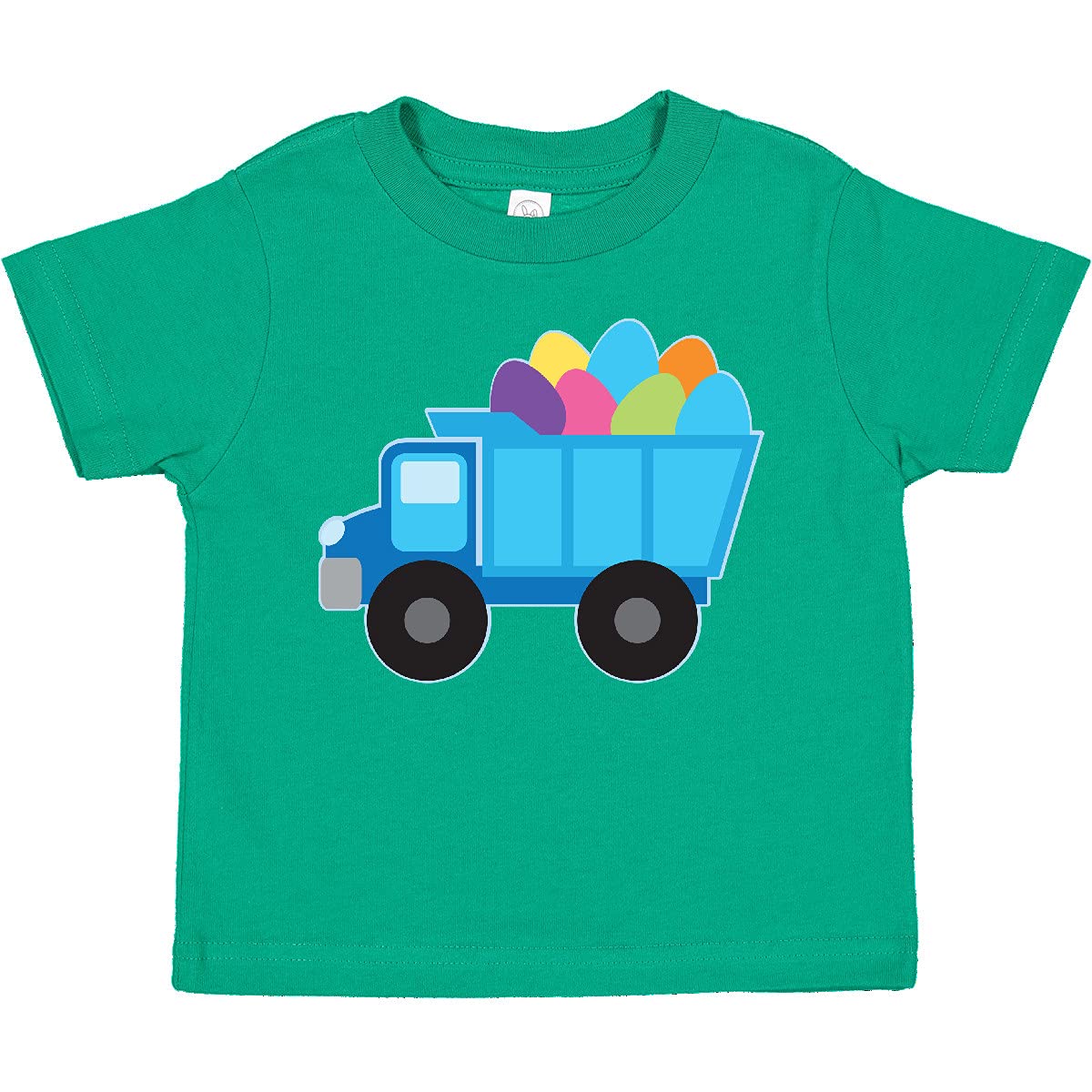 Inktastic Easter Egg Truck Boys Toddler T-Shirt - Cute Easter Graphic Tee for Toddler Boys - Perfect for Easter Celebrations, Family Gatherings & Spring Outings