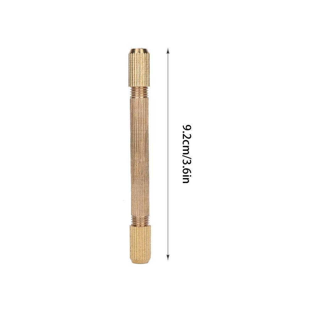 Precision Double Sided Pin Vise - Mini Manual Drill Set for Jewelry & Watch Repair